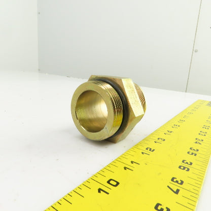1-1/2" (-24) Male ORB  x 1-1/2" Male JIC Flare Seated Seal Hydraulic Coupling