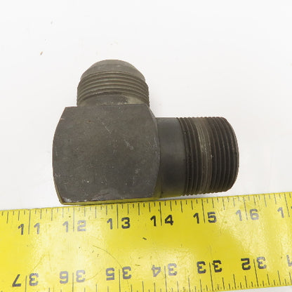 1-1/4" (-20) JIC Male x 1-1/4" NPSM Male Flare Seat Hydraulic Elbow 90°