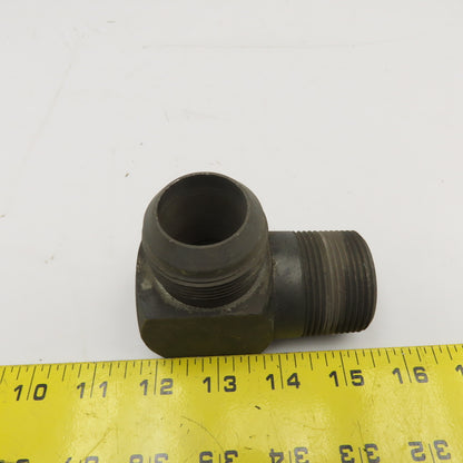 1-1/4" (-20) JIC Male x 1-1/4" NPSM Male Flare Seat Hydraulic Elbow 90°
