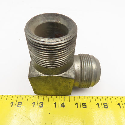 1-1/4" (-20) JIC Male x 1-1/4" NPSM Male Flare Seat Hydraulic Elbow 90°