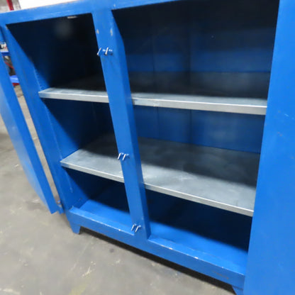 Wilray Metal Fabricators 48"x42"x20" Flammable Liquid Storage Cabinet 2 Shelf