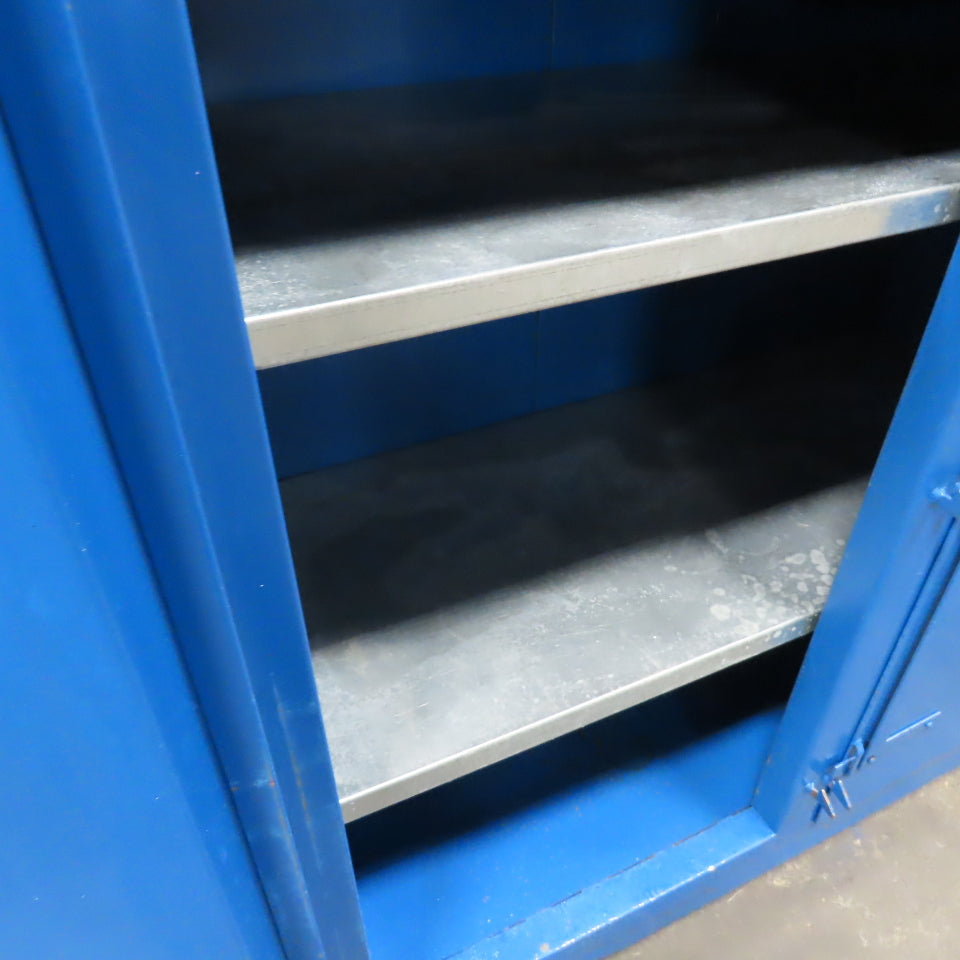 Wilray Metal Fabricators 48"x42"x20" Flammable Liquid Storage Cabinet 2 Shelf