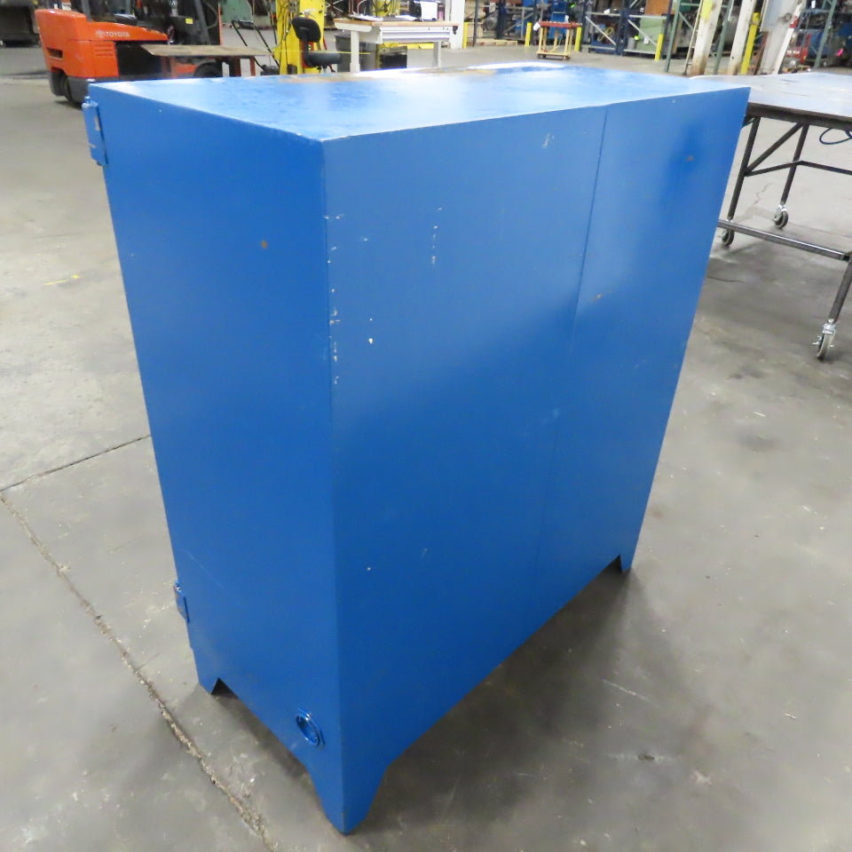 Wilray Metal Fabricators 48"x42"x20" Flammable Liquid Storage Cabinet 2 Shelf