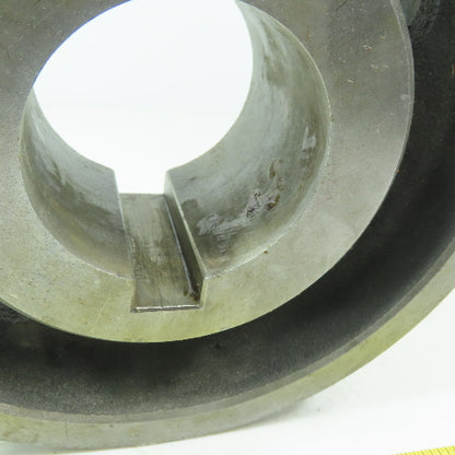 8-1/2" Diameter 2.447" Flat Faced Pulley W/Fixed 3" Keyed Bore