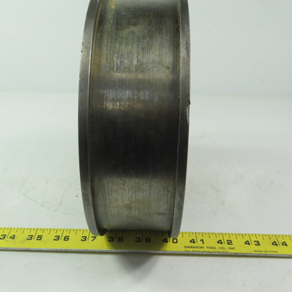 8-1/2" Diameter 2.447" Flat Faced Pulley W/Fixed 3" Keyed Bore