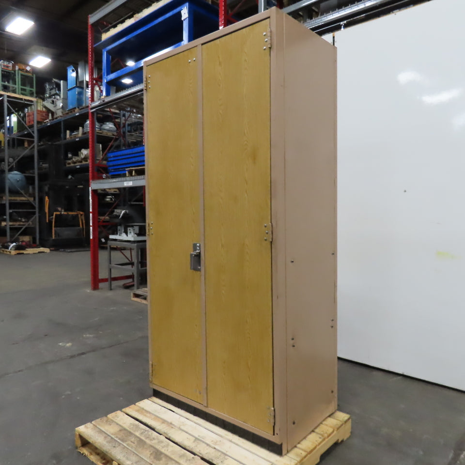90" x 42" x 26" Deep Janitorial Storage Maintenance Cabinet Closet 4 Shelf