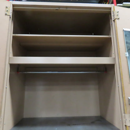 90" x 42" x 26" Deep Janitorial Storage Maintenance Cabinet Closet 4 Shelf