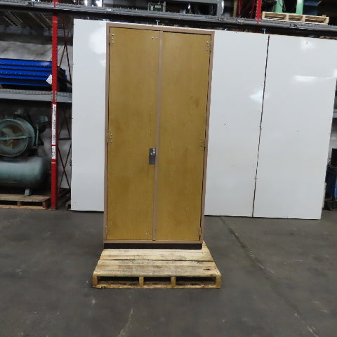 90" x 42" x 26" Deep Janitorial Storage Maintenance Cabinet Closet 4 Shelf