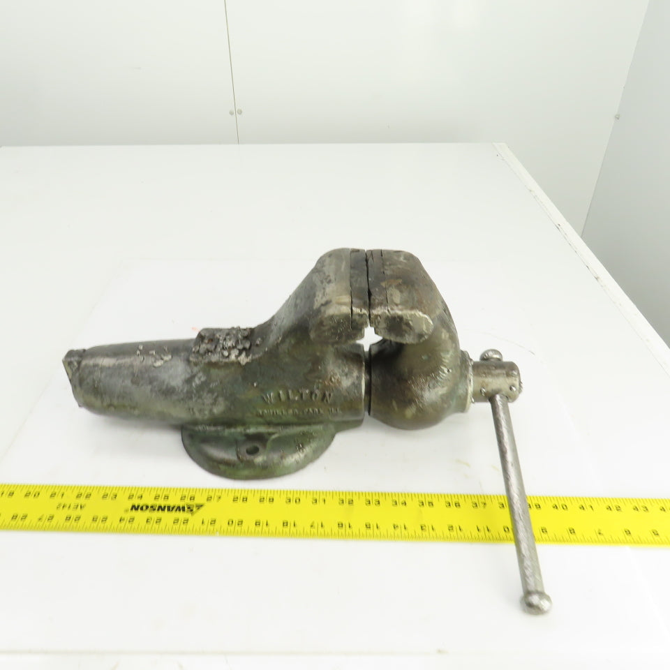Wilton 9450 4-1/2" x 7-1/2" Open Stationary Bullet Bench Vise 12/30/66