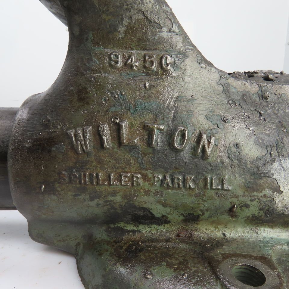 Wilton 9450 4-1/2" x 7-1/2" Open Stationary Bullet Bench Vise 12/30/66