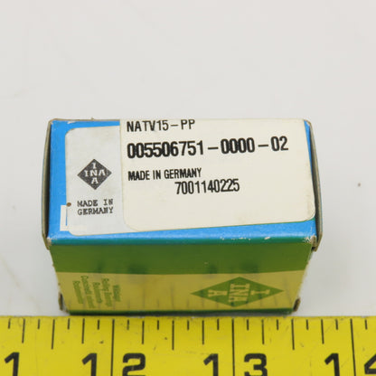 INA NATV15-PP 35x15x18mm Crowned Yoke Roller Bearing