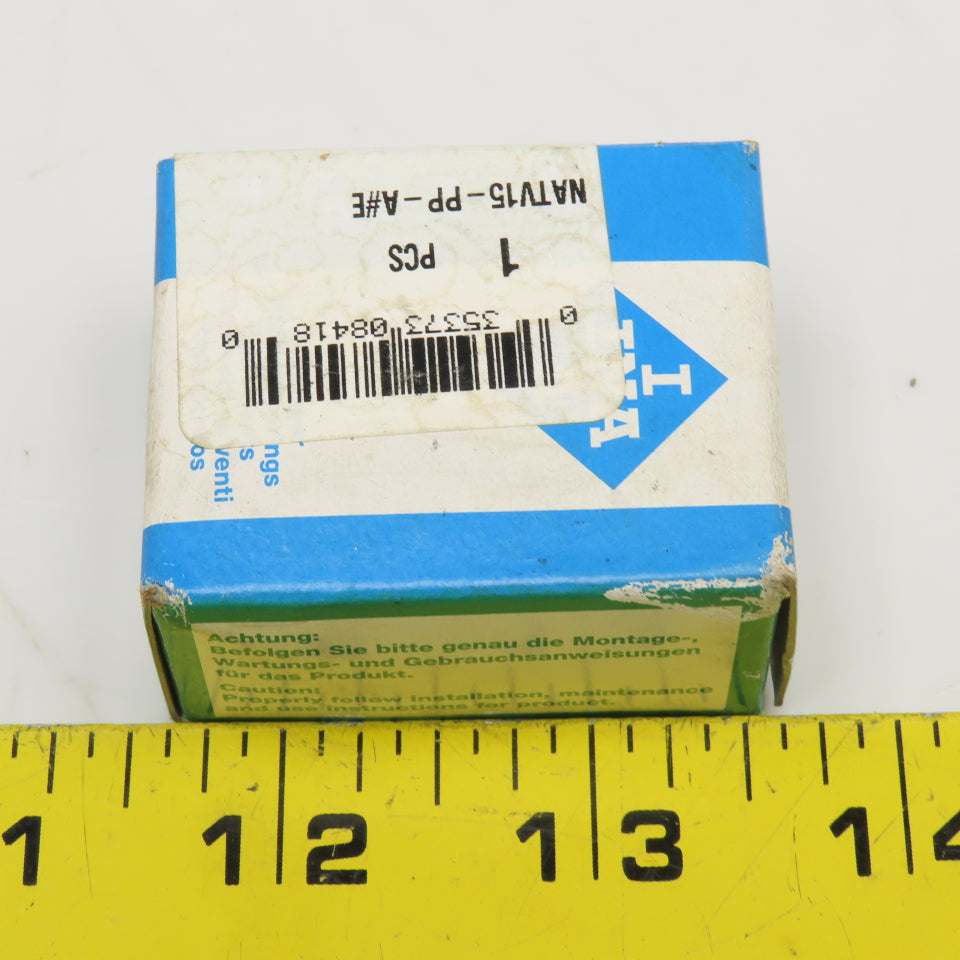 INA NATV15-PP 35x15x18mm Crowned Yoke Roller Bearing