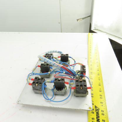 7-Position Industrial Operator Control Panel W/Switches & E-Stop 500V