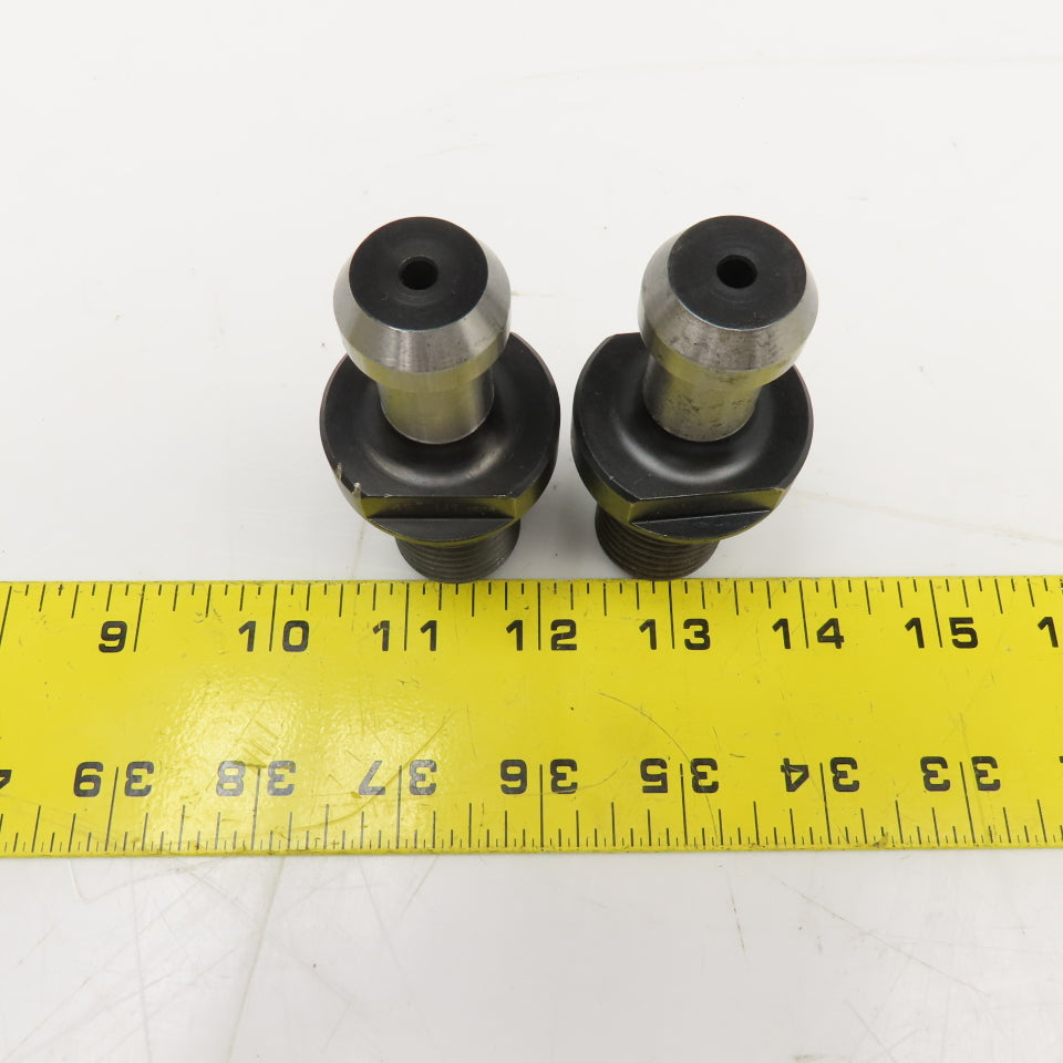 Yukiwa Cat 50 Tool Holder Retention Pull Knob Coolant Thru 45° Lot Of 2