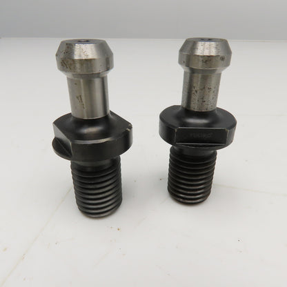Yukiwa Cat 50 Tool Holder Retention Pull Knob Coolant Thru 45° Lot Of 2