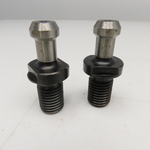 Yukiwa Cat 50 Tool Holder Retention Pull Knob Coolant Thru 45° Lot Of 2