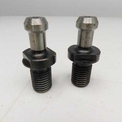 Yukiwa Cat 50 Tool Holder Retention Pull Knob Coolant Thru 45° Lot Of 2