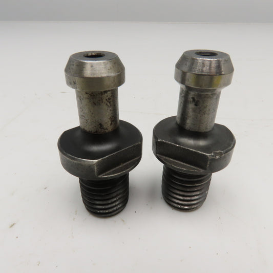 Cat 50 Tool Holder Retention Pull Knob Coolant Thru 45° Lot Of 2