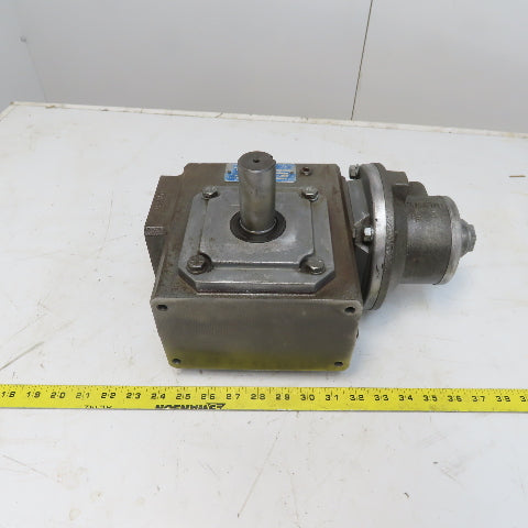 Gast 4AM-70C-CB40 Air Motor W/AG805 40:1 Ratio Gearbox Speed Reducer