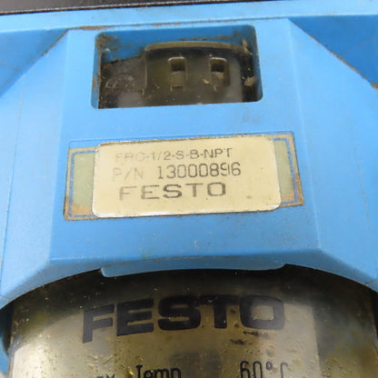 Festo 13000896 1" Compressed Air Filter Lubricator Regulator
