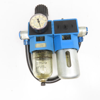 Festo 13000896 1" Compressed Air Filter Lubricator Regulator