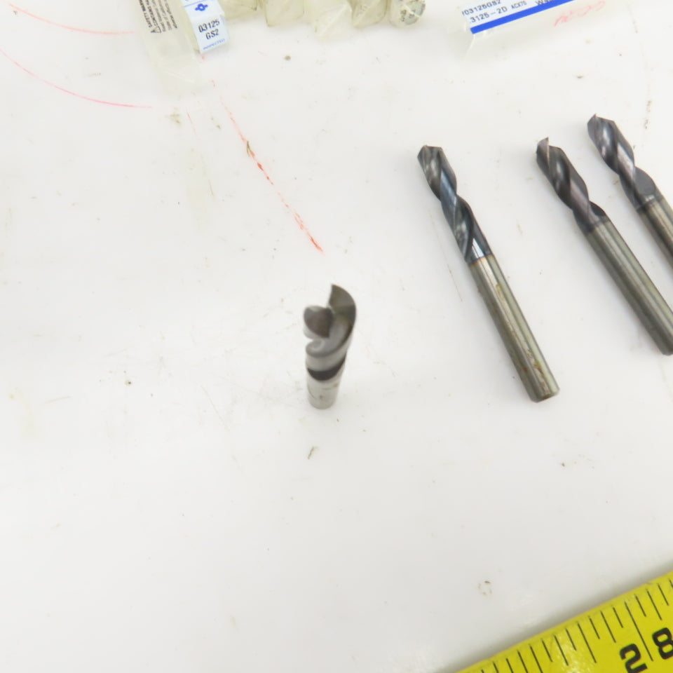 Sumitomo 03125GS2 5/16" Solid Carbide Drill Bit PVD DEX Coating Lot Of 4