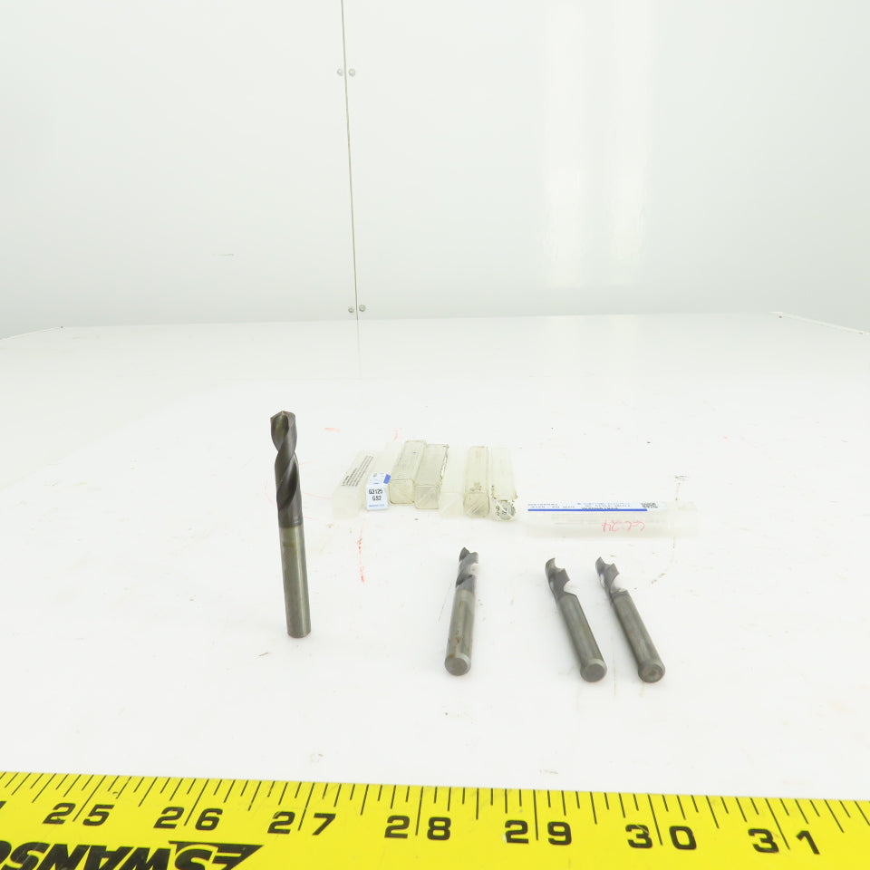 Sumitomo 03125GS2 5/16" Solid Carbide Drill Bit PVD DEX Coating Lot Of 4