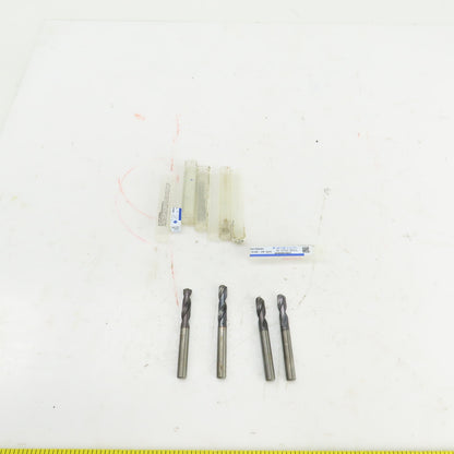 Sumitomo 03125GS2 5/16" Solid Carbide Drill Bit PVD DEX Coating Lot Of 4