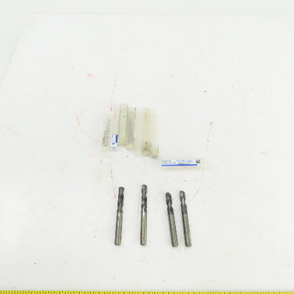 Sumitomo 03125GS2 5/16" Solid Carbide Drill Bit PVD DEX Coating Lot Of 4