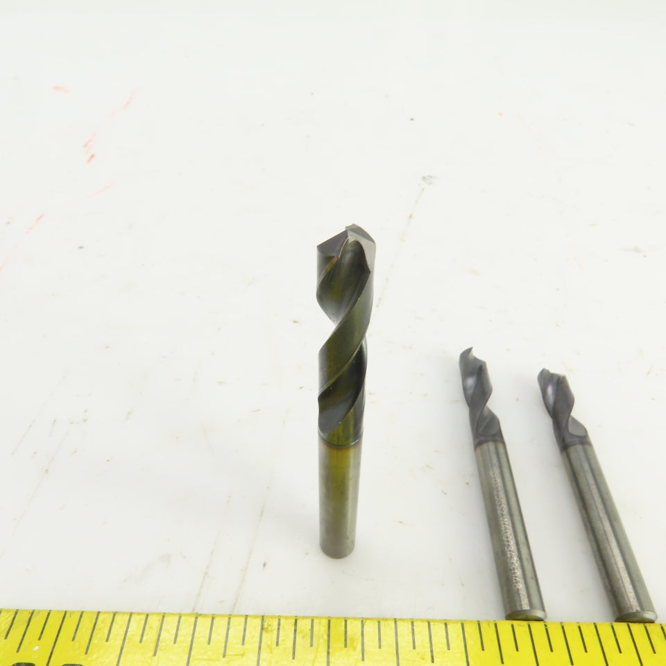 Sumitomo 03125GS2 5/16" Solid Carbide Drill Bit 2-Flute 5/16" Shank Lot Of 3