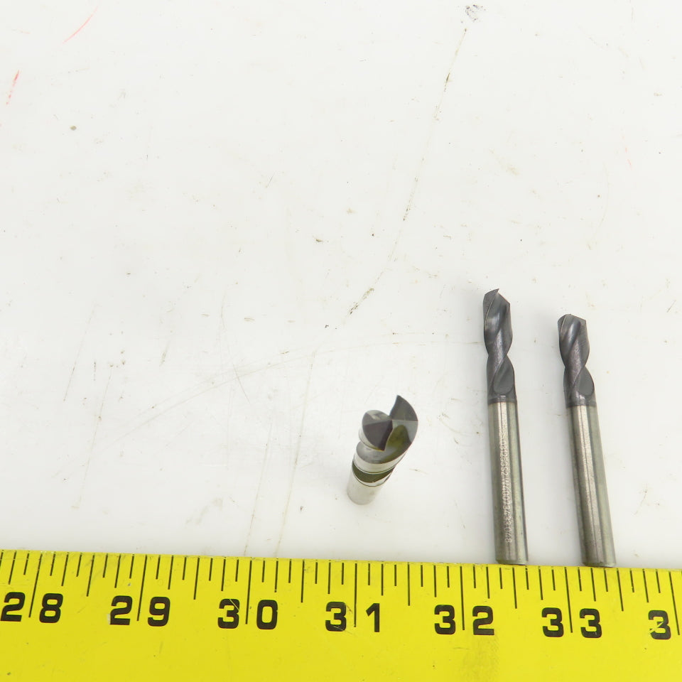 Sumitomo 03125GS2 5/16" Solid Carbide Drill Bit 2-Flute 5/16" Shank Lot Of 3