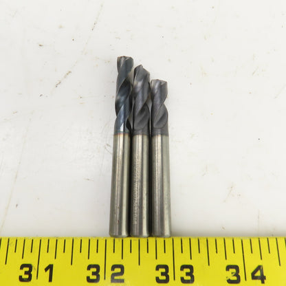 Sumitomo 03125GS2 5/16" Solid Carbide Drill Bit 2-Flute 5/16" Shank Lot Of 3