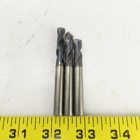 Sumitomo 03125GS2 5/16" Solid Carbide Drill Bit 2-Flute 5/16" Shank Lot Of 3