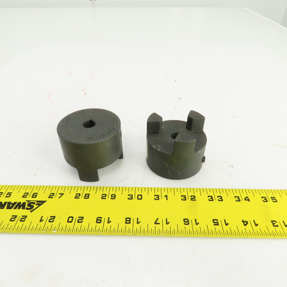 Masterdrive L100 3-Jaw Coupling Hub 1/2" Bore Lot Of 2