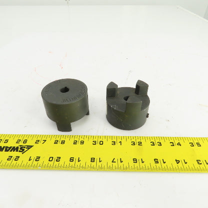 Masterdrive L100 3-Jaw Coupling Hub 1/2" Bore Lot Of 2