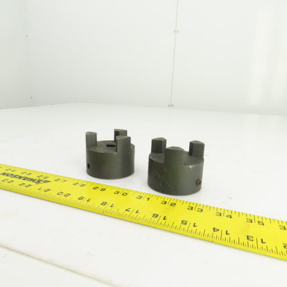 Masterdrive L100 3-Jaw Coupling Hub 1/2" Bore Lot Of 2