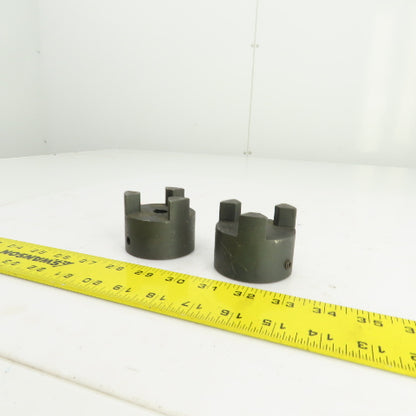 Masterdrive L100 3-Jaw Coupling Hub 1/2" Bore Lot Of 2