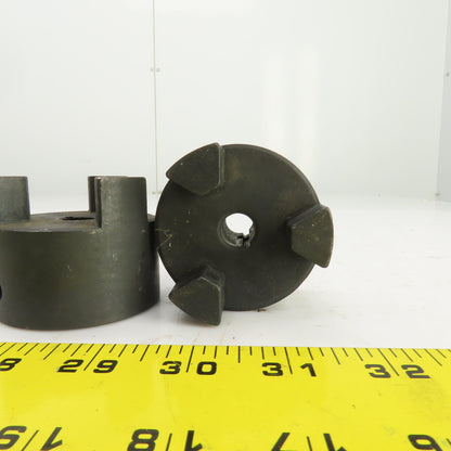 Masterdrive L100 3-Jaw Coupling Hub 1/2" Bore Lot Of 2