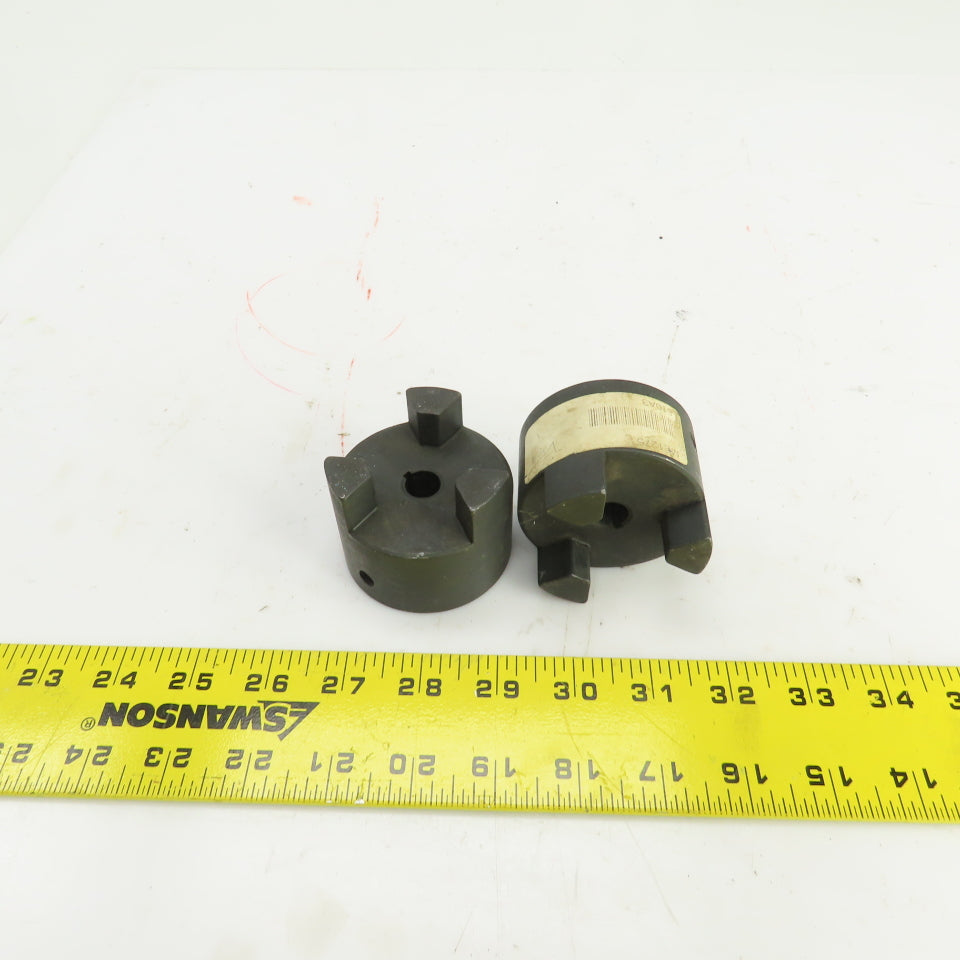 Masterdrive L100 3-Jaw Coupling Hub 1/2" Bore Lot Of 2