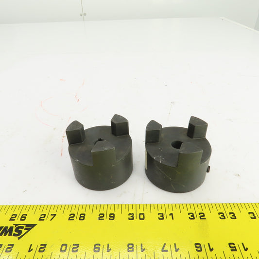 Masterdrive L100 3-Jaw Coupling Hub 1/2" Bore Lot Of 2