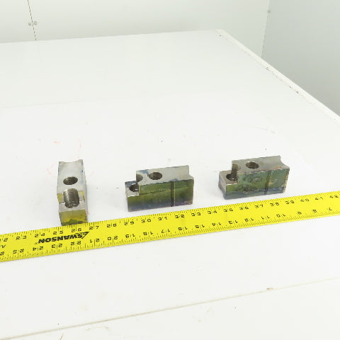 H & R Mfg. 82-20 60° Soft Lathe Chuck Jaws 4" L x 1-1/2" W x 1.98" H Lot Of 3