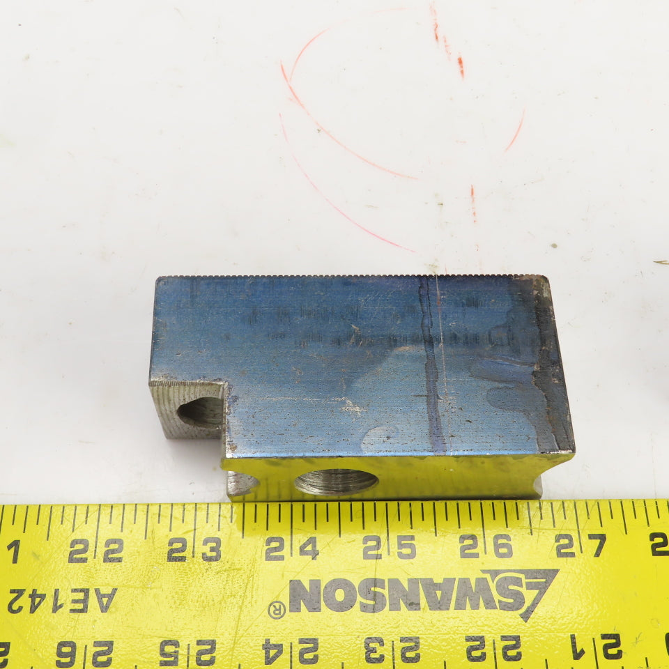 H & R Mfg. 82-20 60° Soft Lathe Chuck Jaws 4" L x 1-1/2" W x 1.98" H Lot Of 3