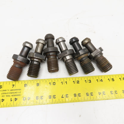 CAT 50 Tool Holder Pull Stud Retention Knob 45° Misc. Lot Of 6