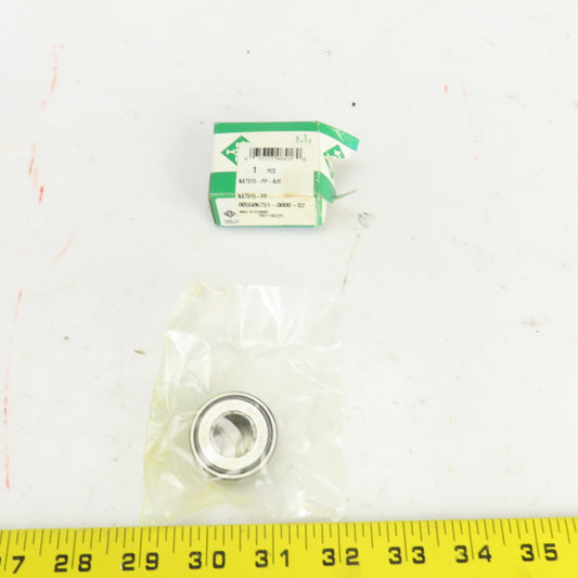 Ina NATV15-PP Crowned Yoke Roller Bearing 35mm OD 15mm Bore 18mm Wide Sealed