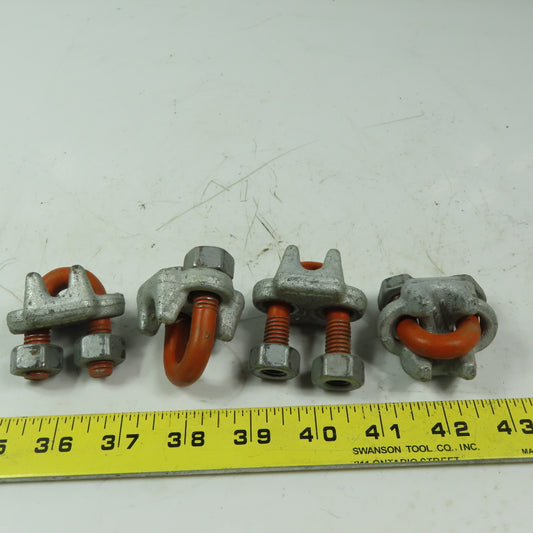 CM M248 Rope Clip, Dia. 3/8 "  Lot of 4
