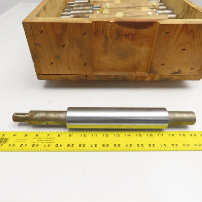 70-12D Ruesch Coil Straightener Rollers 2" x 9" Face Width 16-5/8" OAL Lot Of 9