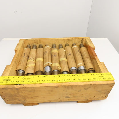 70-12D Ruesch Coil Straightener Rollers 2" x 9" Face Width 16-5/8" OAL Lot Of 9