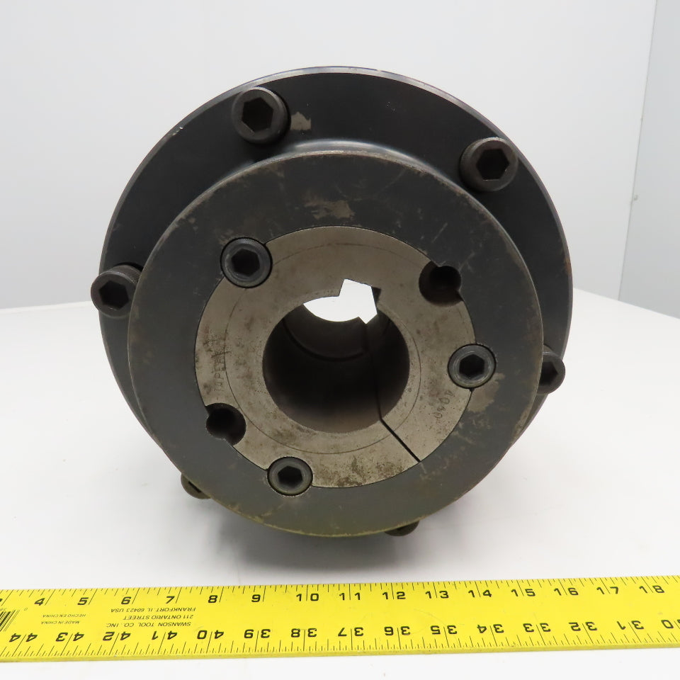 Split Shaft Coupling 3" 4040 Taper Lock Bushings 13" OD