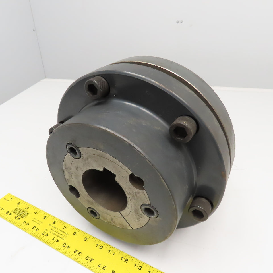 Split Shaft Coupling 3" 4040 Taper Lock Bushings 13" OD