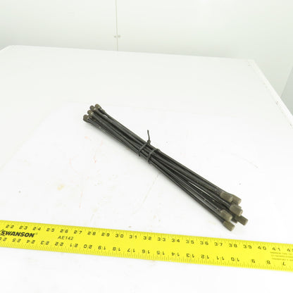 19-1/8" OAL Torsion Rod 0.545" OD Lot Of 13